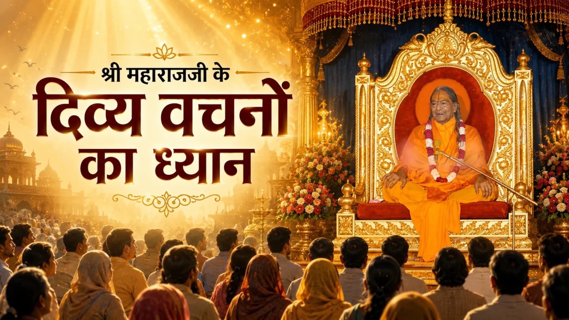 श्री महाराजजी के दिव्य वचनों का ध्यान