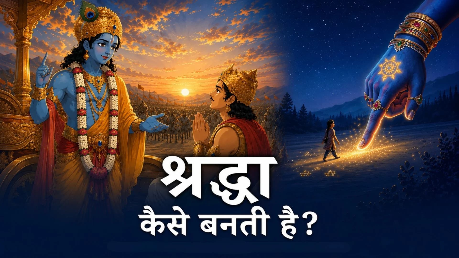 श्रद्धा कैसे बनती है?