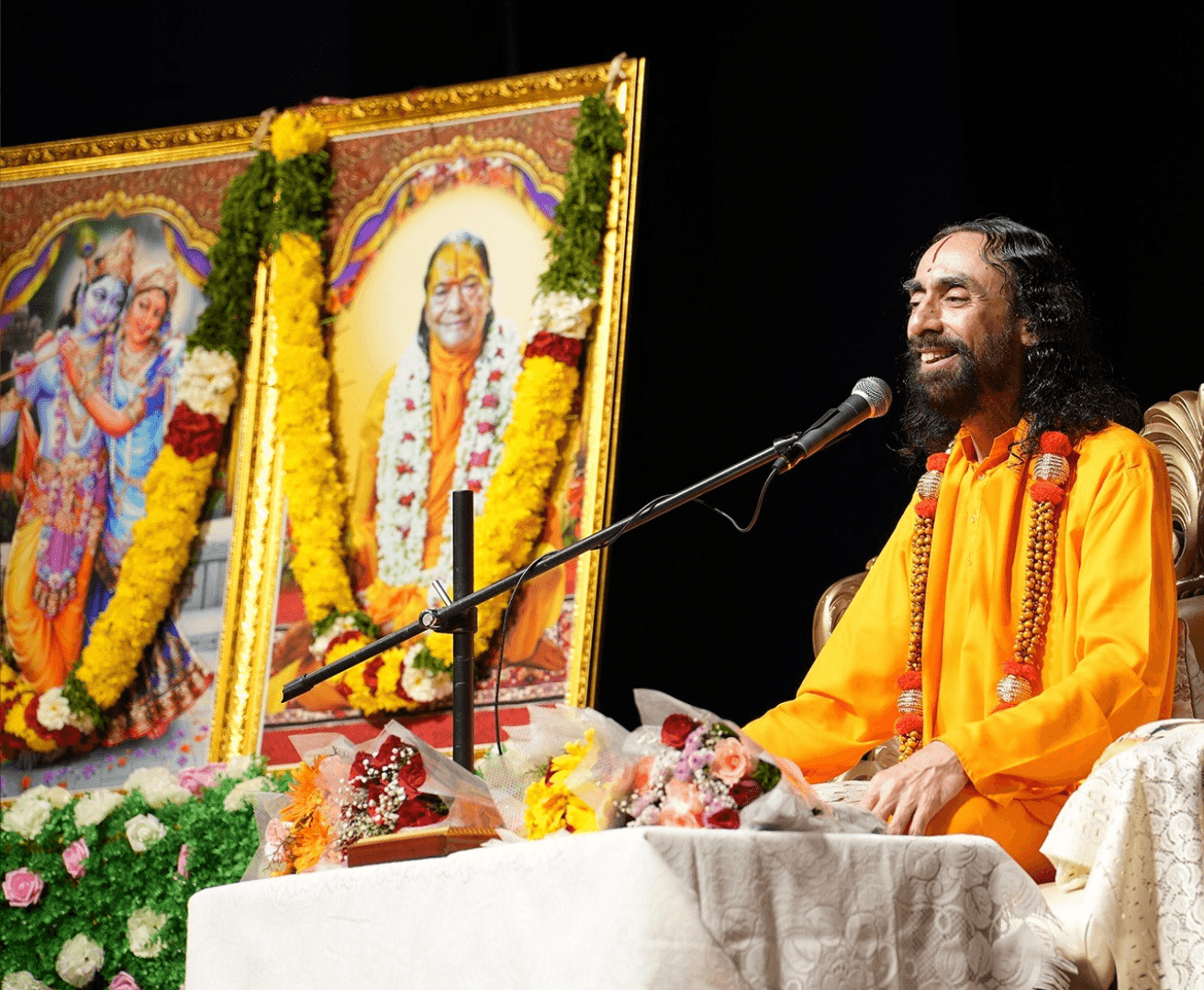 The principle of karm yog says: Keep your mind attached to the Lord alone nowhere else in the world and continue doing your work.