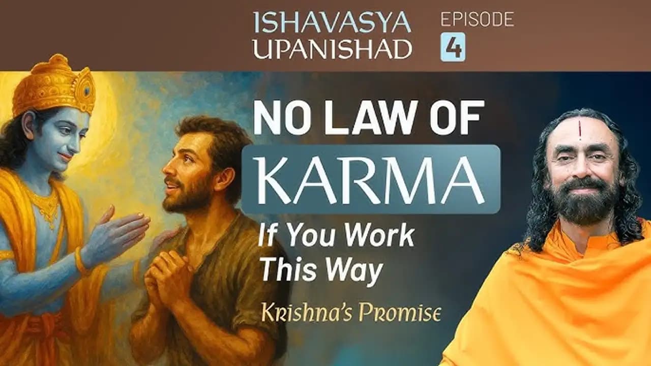 No Law of KARMA if you Work with this Mindset – Shree Krishna's Promise to you