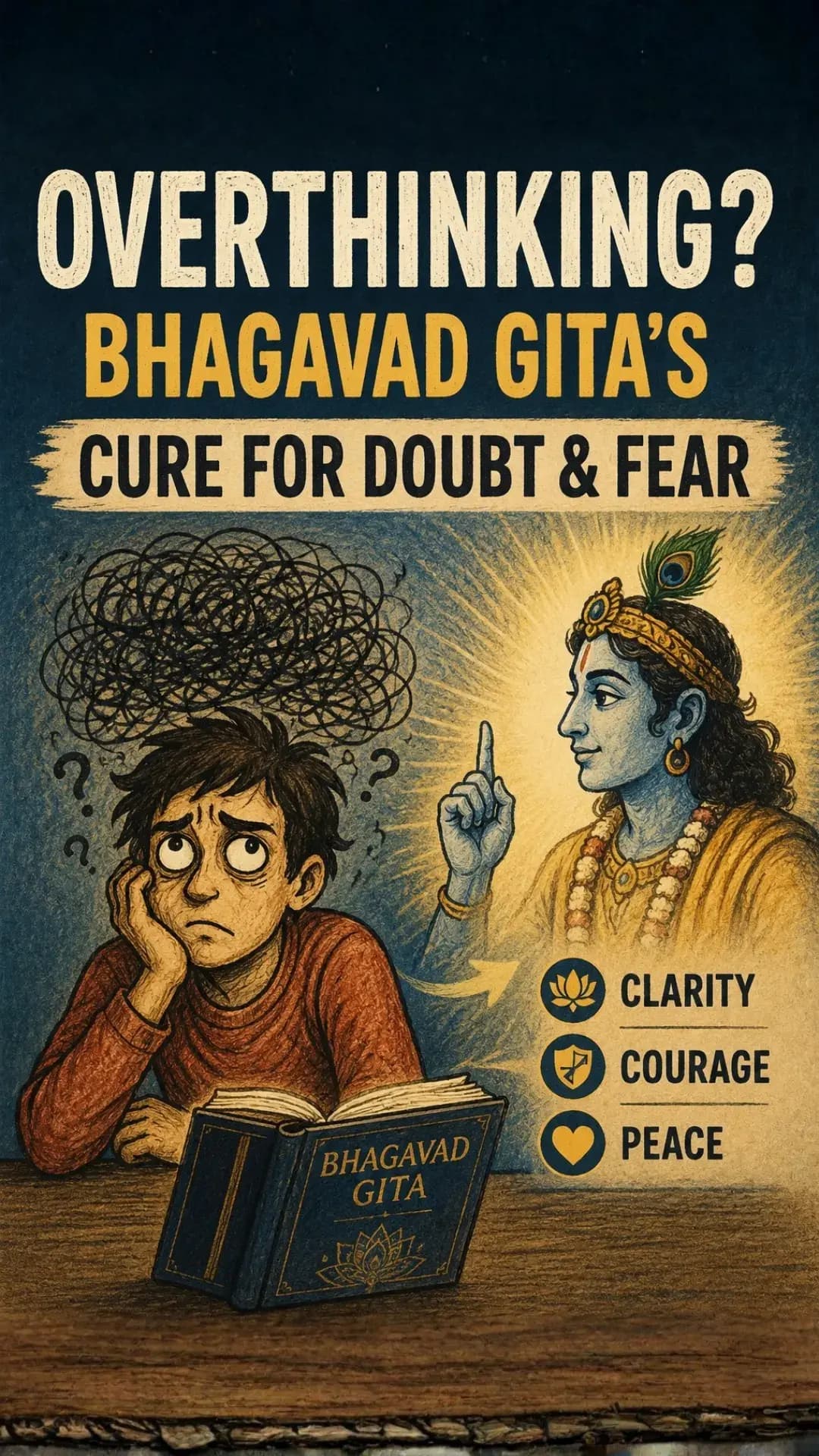 Overthinking? Bhagavad Gita's Cure For Doubt & Fear